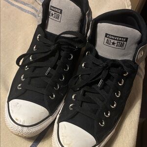 Converse Black and White All Star Sneakers size 10 men’s